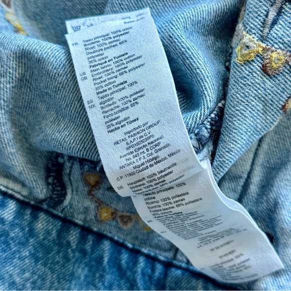 SANDRO - Denim Embellished Jacket - Picture 8 of 14